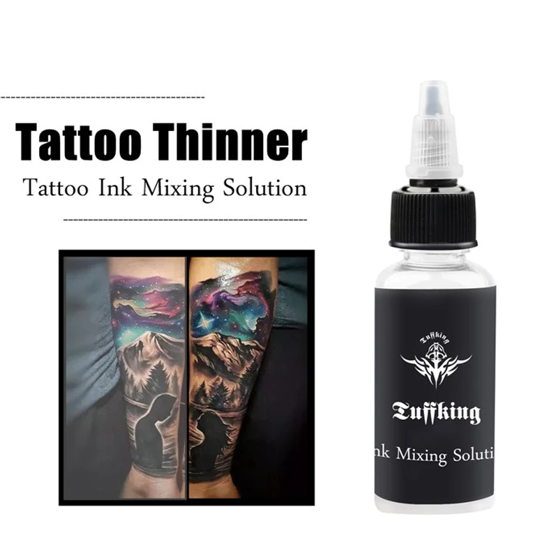 Color Mixing Solution Pigment Tattoo Ink Colorant Blender Diluent Thinner Color Enhancer Tattoo Ink for Makeup Art 30ml
