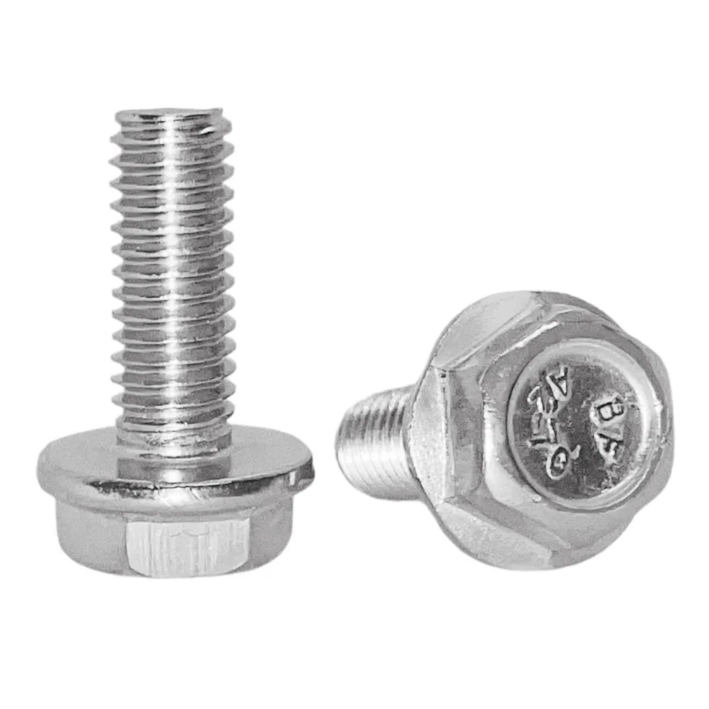 Viti A Testa Esagonale Flangiata M5 A2 Acciaio Inox – Bulloni Flangia DIN6921 – Lunghezze Varie