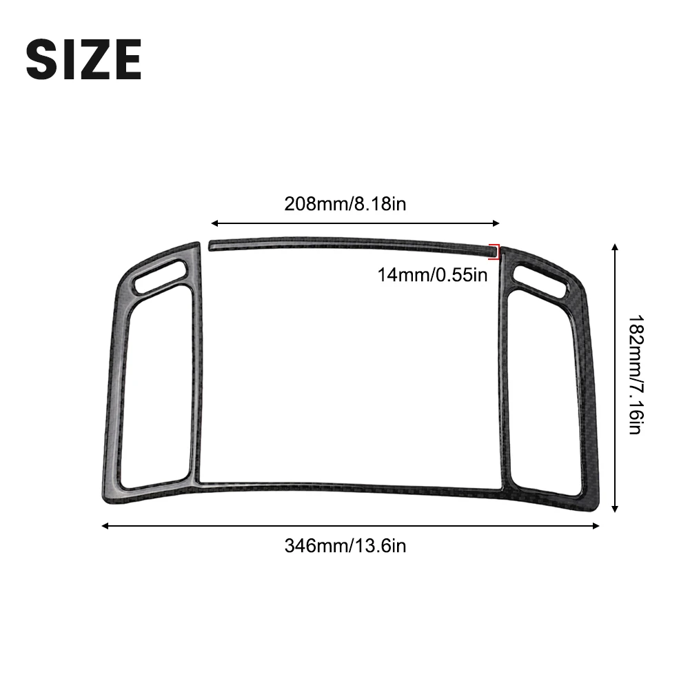 

2Pcs Carbon Fiber Air Vent Outlet Trim Durable For Infiniti G25 2011-2012 G35 2007-2008 G37 2008-2013 Q60 2014-2015