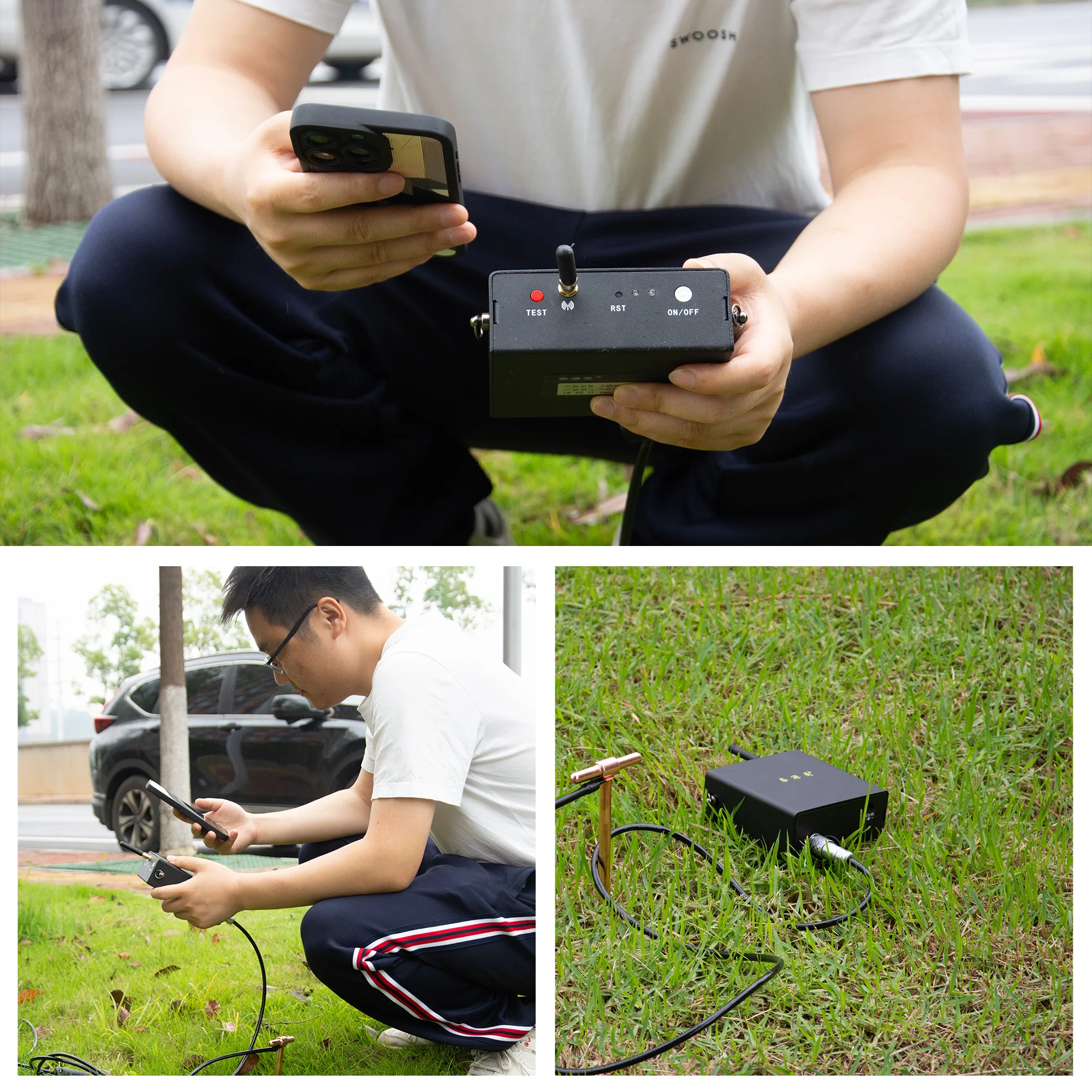 TYM P Series Mobile Phone Underground Water Detector Geophysical 160m Survey Tools underground water detector