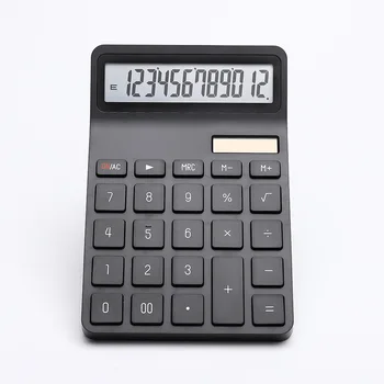 Solar Calculator with Dual Power Supply, 12 Digits, Electronic Calculator, Home, Office, School, Financial, accounting Tools