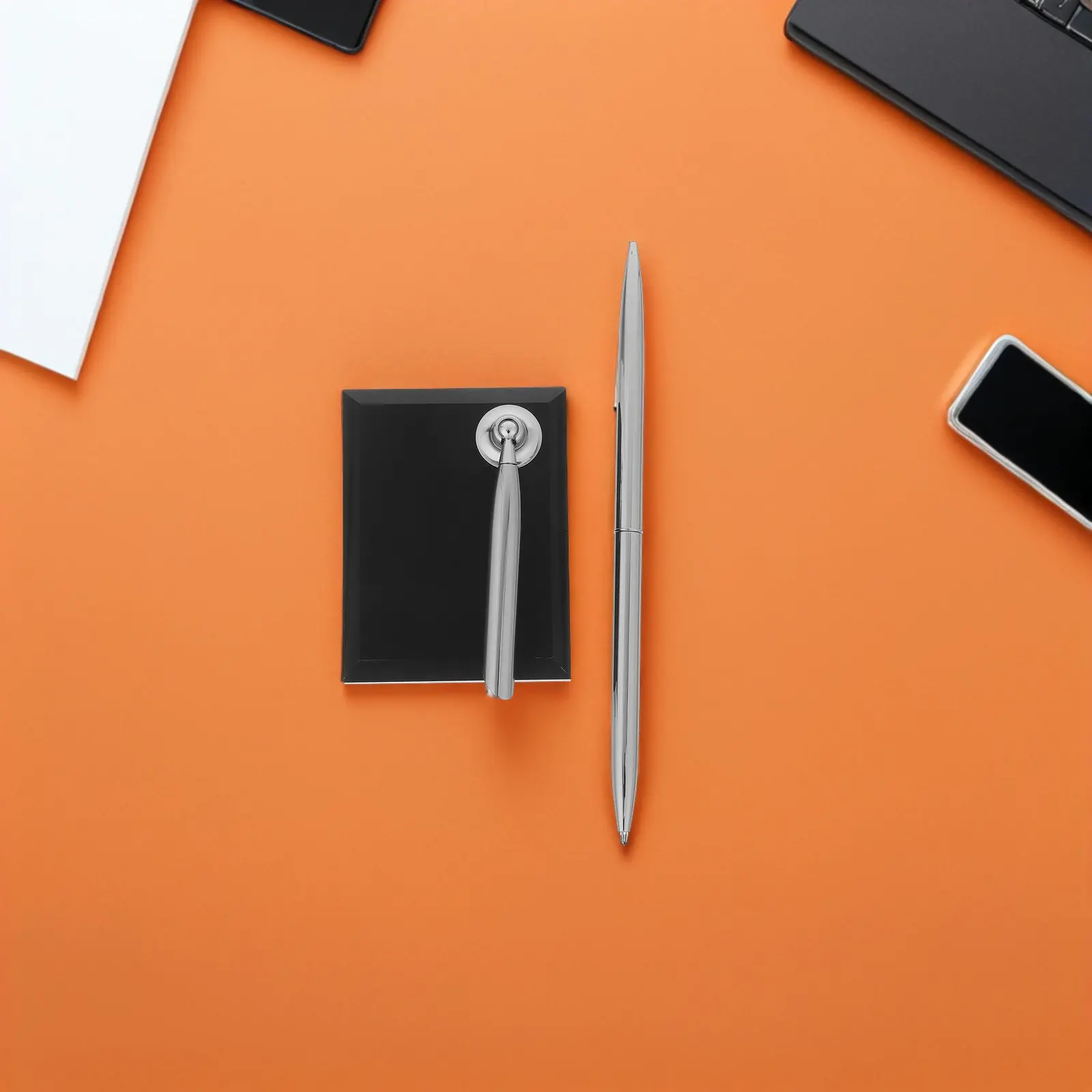 Signing Pen with Stand Luxury Business Desk Acrylic Base Ballpoint Pen ...