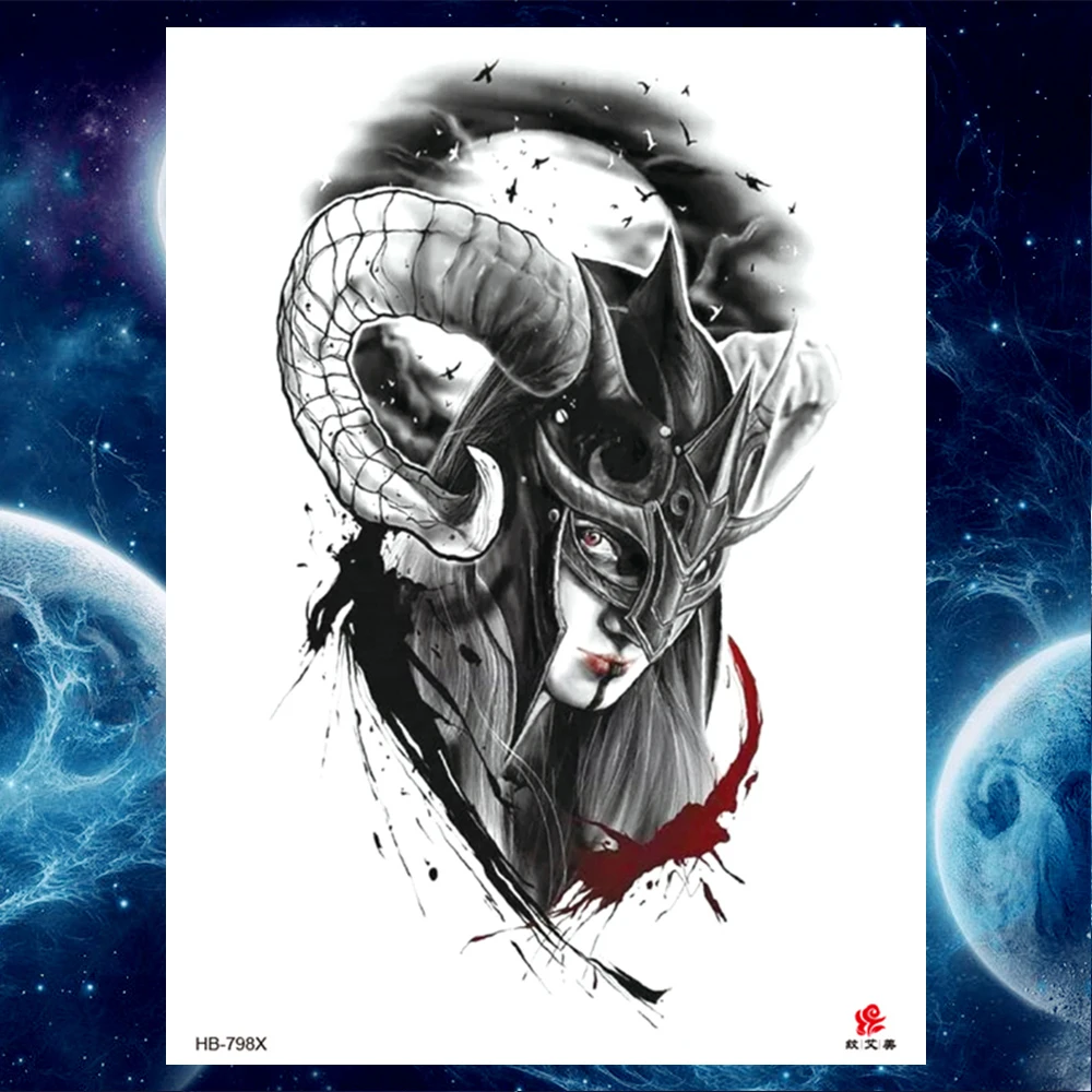 The Universe Episodes Embody the Spirit of a Spartan Warrior – Large, Cool Temporary Tattoo