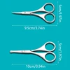 Eyebrow And Nose Hair Scissors Comfort-Grip Handles Facial Hair Grooming Eyebrow Nose Mustache Beard 6