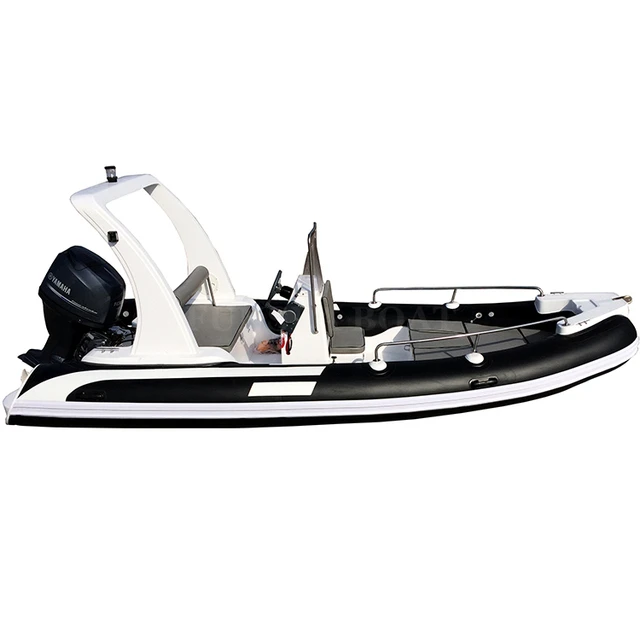 Favourite 17 18 Ft Small Inflatable Fiberglass RIB PVC or Hypalon Speed  Fishing Yacht Scuba Diving Boat with Motor - AliExpress