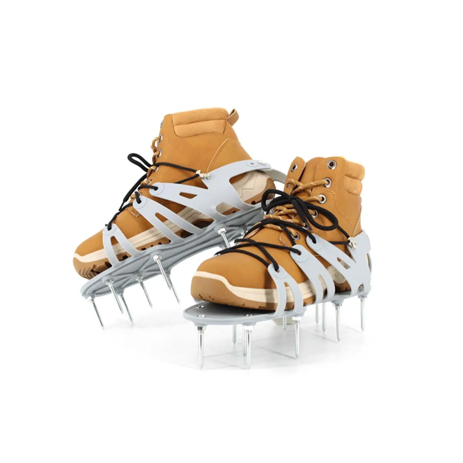 Garden Lawn Aerator Shoes Lawn Aerator Shoes Heavy Duty Lengthened Adjustable Straps Aeration Shoes Gardening Patio Floor Lawn Reduces Thatch