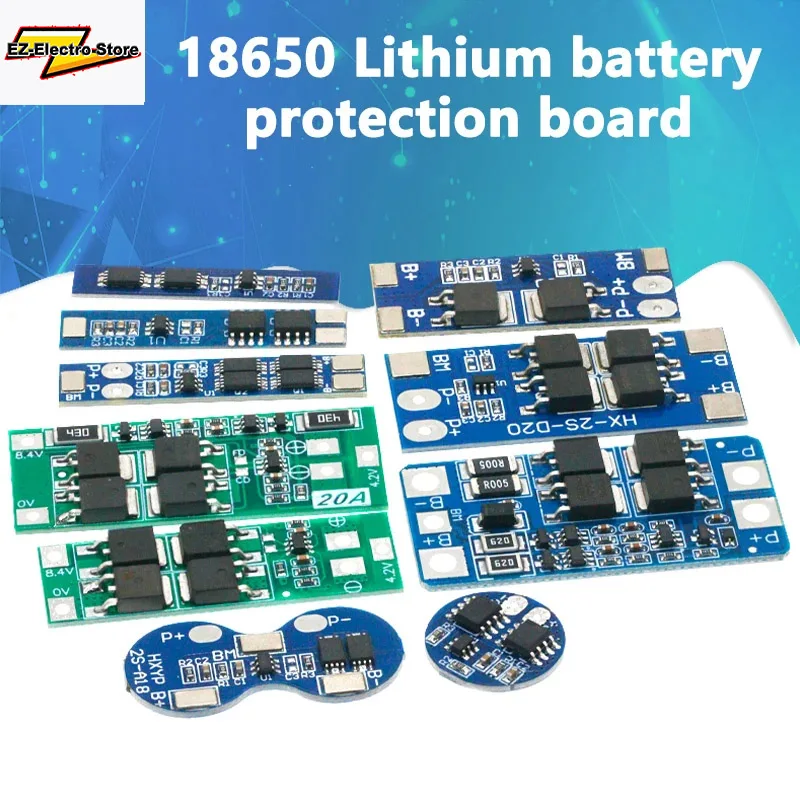 2S 3A 4A 5A 8A 10A 13A 20A 7.4V 8.4V Li-ion 18650 Lithium battery ...