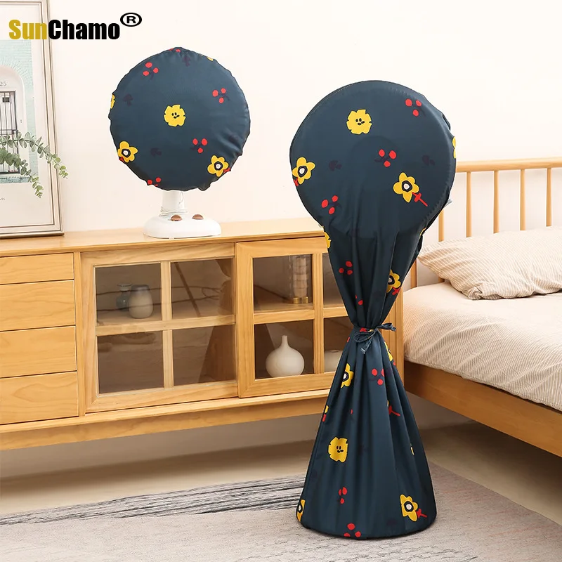 Fan Protection Cover Dust Household All-inclusive Fabric Round Floor-standing Three-dimensional Electric