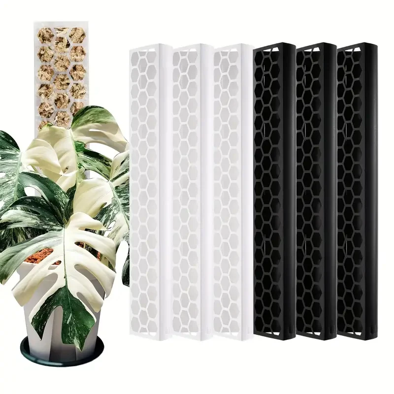 2Pcs Plastic Moss Pole Climbing Liana Plant Support Stand Adjustable Size For Climbing Plants Gardening Tools 2Pcs Plastic Moss Pole Climbing Liana Plant Support Stand Adjustable Size For Climbing Plants Gardening Tools