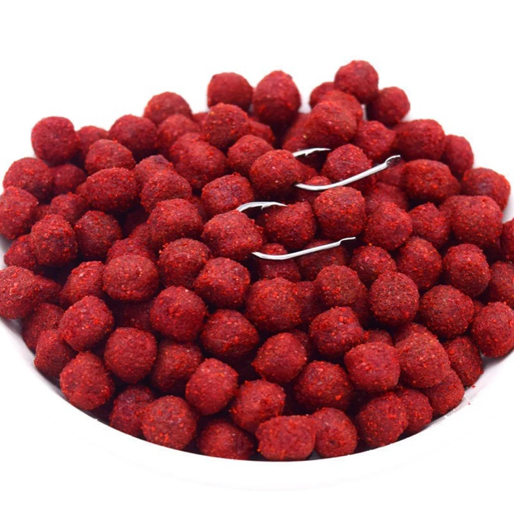 Particle Fishing Lure 330PCS 4mm 120PCS 6mm Granular for 1#-10# Hook Carp Feed Pesca Bite Fish Attractant Meal Food Soft Bait