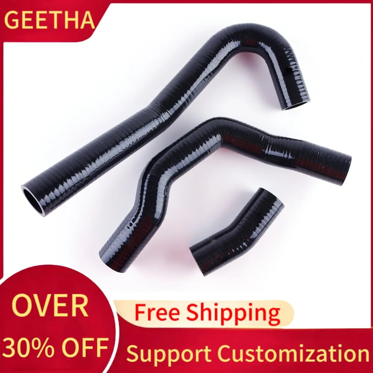 

For 1989-1994 Nissan Silvia 180SX 200SX S13 CA18DE CA18DET Silicone Radiator Coolant Pipe Tube Hose Kit