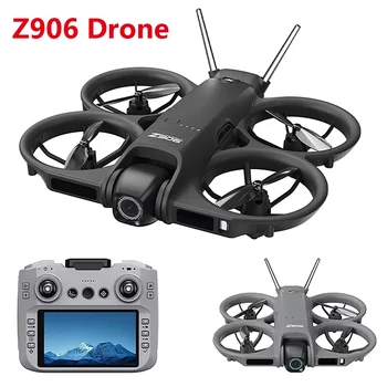 Drone FPV Mini Z906 con Telecomando a Schermo Grande 180 ° Telecamera 4K con Regolazione Elettrica, Evitamento Ostacoli su 3 Lati, Flusso Ottico e Piattaforma di Atterraggio