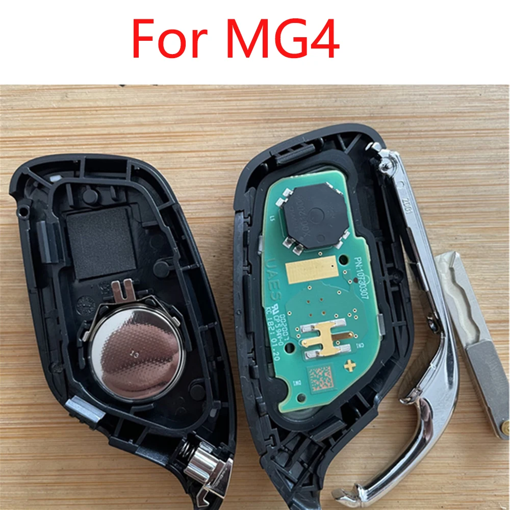 OEM 3 단추 433mhz, MG MG5 MG4 ZS MGHS 2021 스마트 원격 자동차 키, FOB 키리스 고 스마트 키, ID47 칩 포함