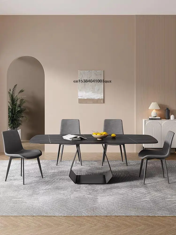 Luxury Dining Table And Chairs Customize Tabletop Kitchen Furniture 24 Dining Table Sets Minimalist Dining Table With 6 Seats