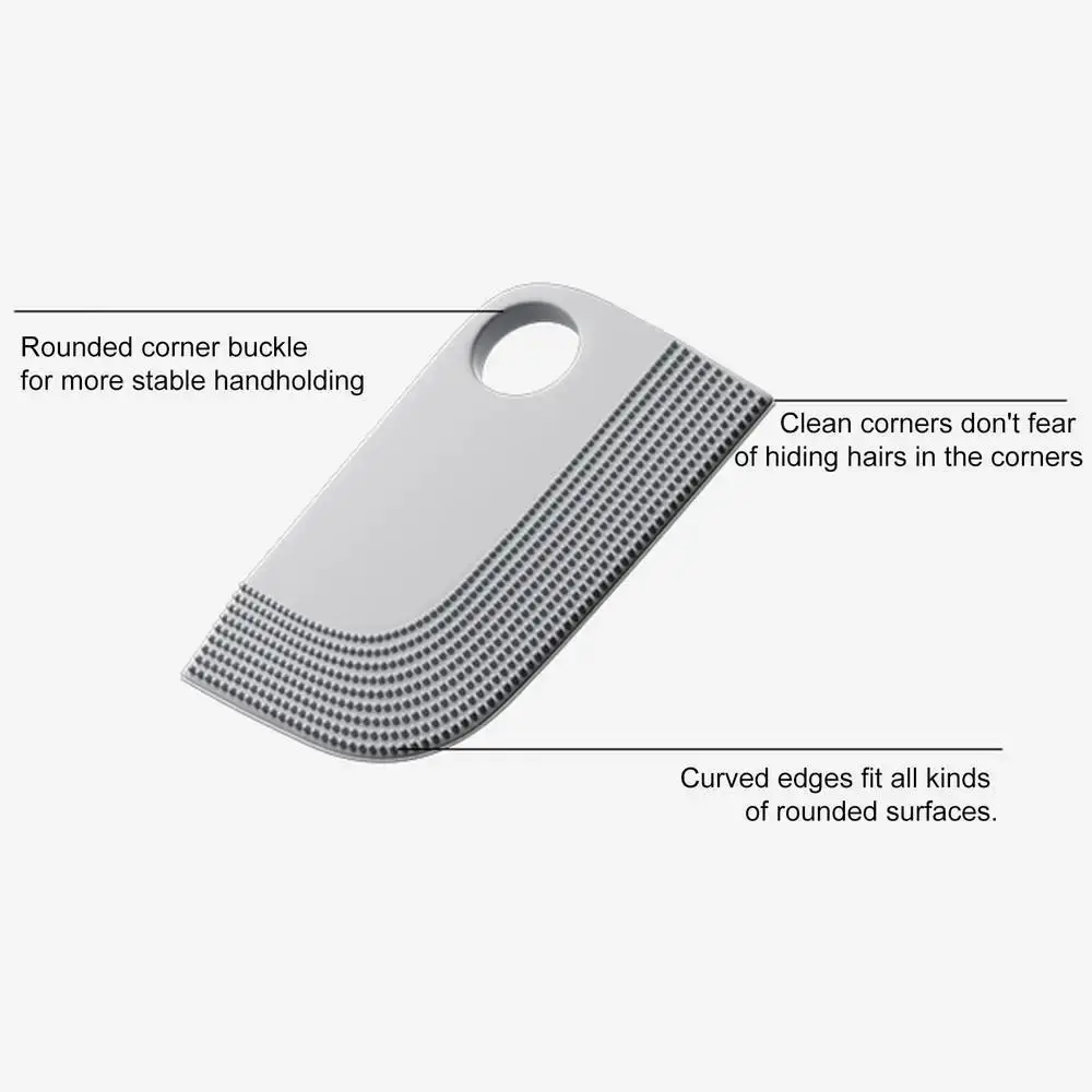 3Pcs Cleaning Brush Hair Removal Brush Sofa Fuzz Fabric Dust Removal Cat Supplies Pet Hair Remover Cleaning Tool Silicone