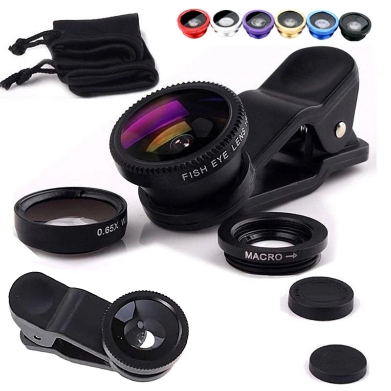 Wide Angle Fish Eye Camera Lens for Smartphone Photography
