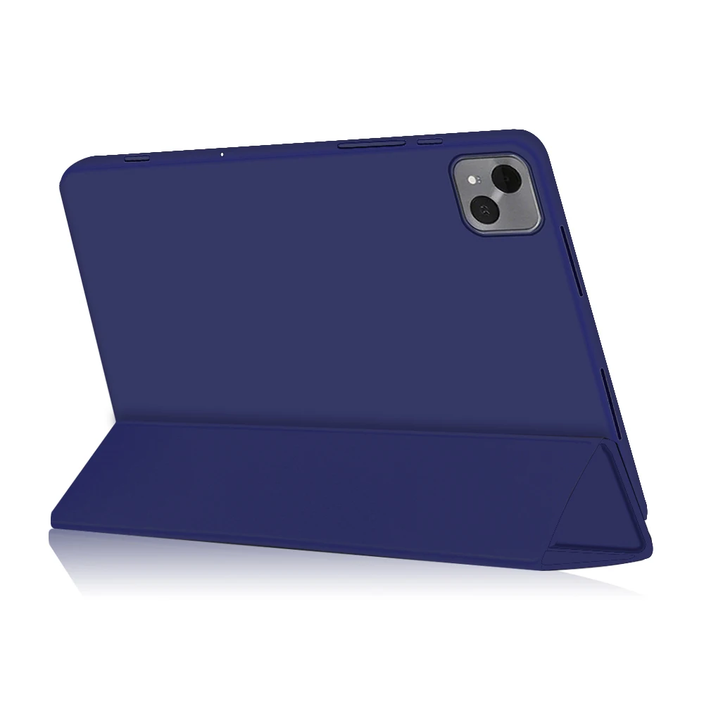Premium Slim Tri-Folding Stand Tablet Cover with Soft TPU Back