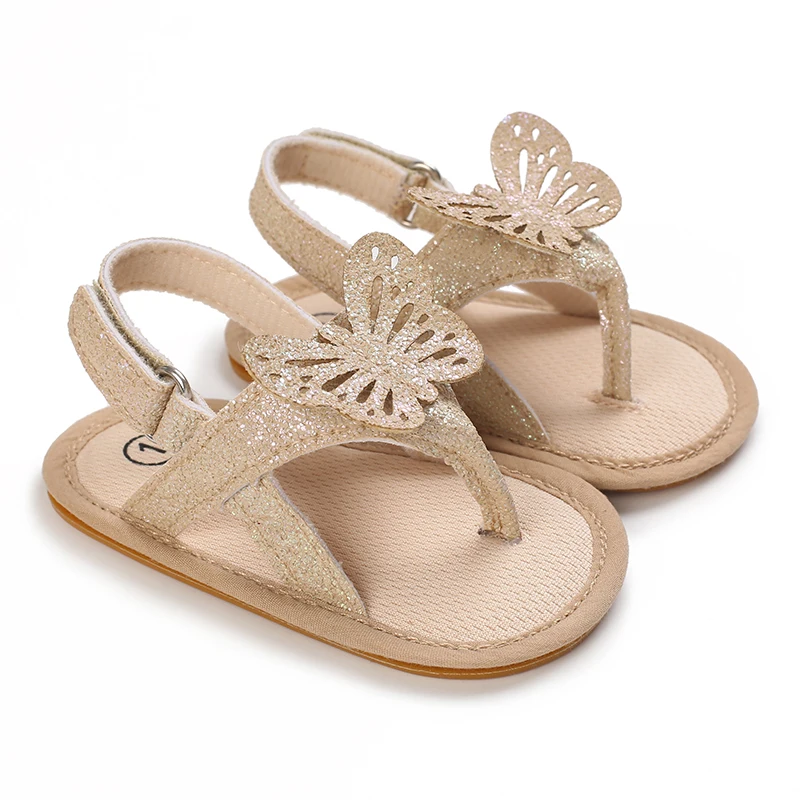 Baby Walking Shoes Golden Baby First Walkers Shoes Gold Princess Shoes Comfortable Soft Soled Non Slip Walking Shoes Pre-Walkers