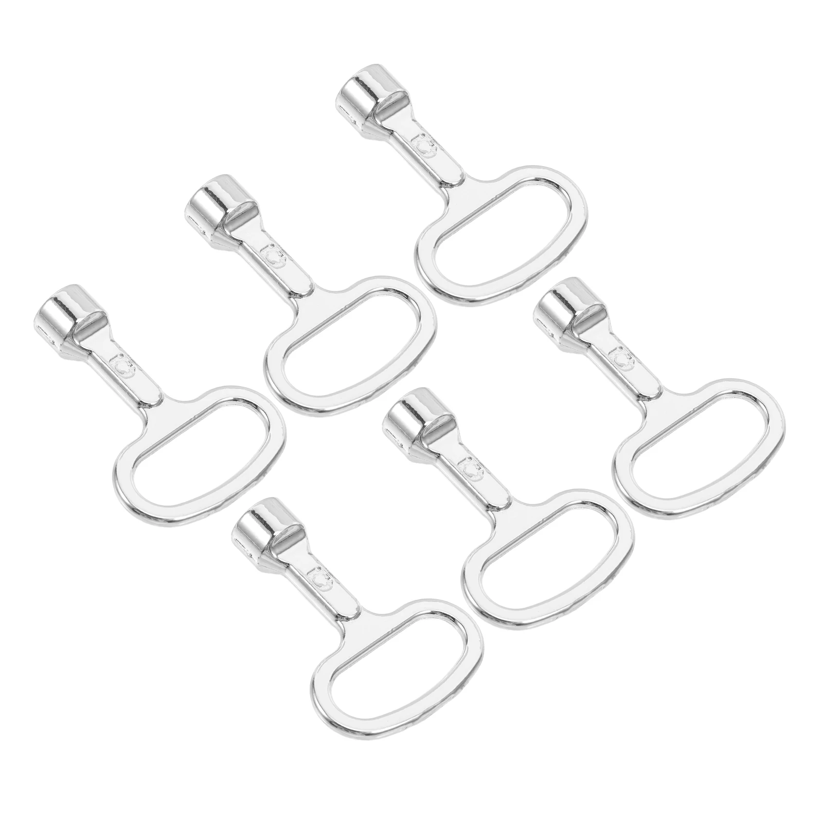 쓰레기통 용 6PCS 알루미늄 삼각형 키 금속 적합한 커뮤니티 아파트 쇼핑몰 학교 과일 상자 야외