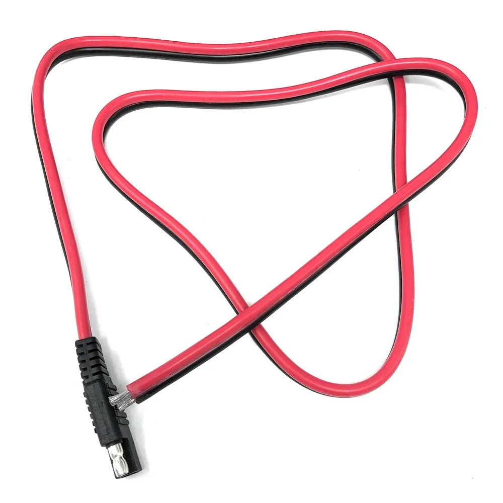 DIY 100CM 12AWG 30A SAE Plug Harness Extension Connector CableSAE Plug Extension Lines Connector for Car Motor Solar Batteries