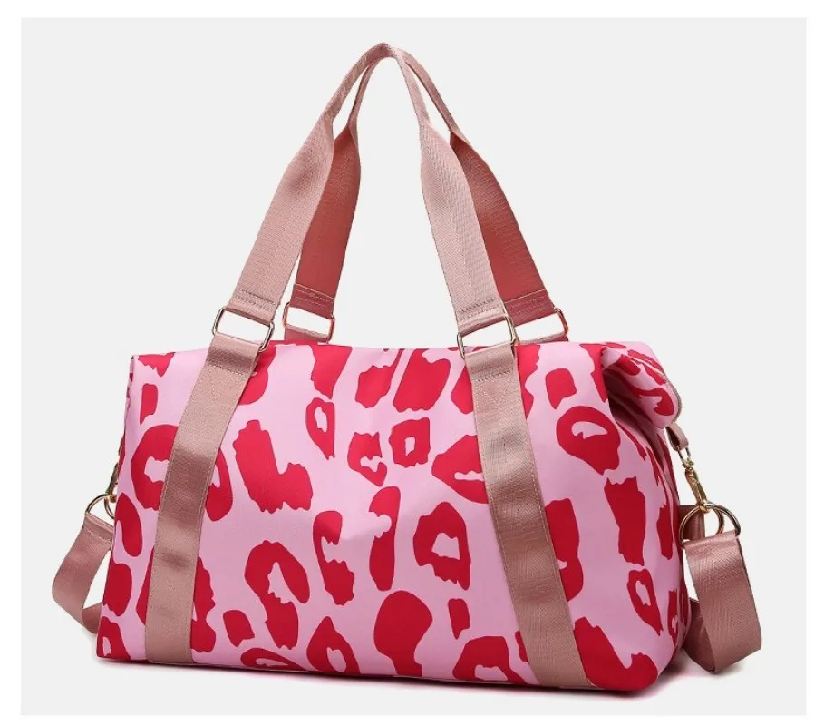 

Cow Printed Weekender Duffel Sport Gym Bag Overnight Travel duffle Bags