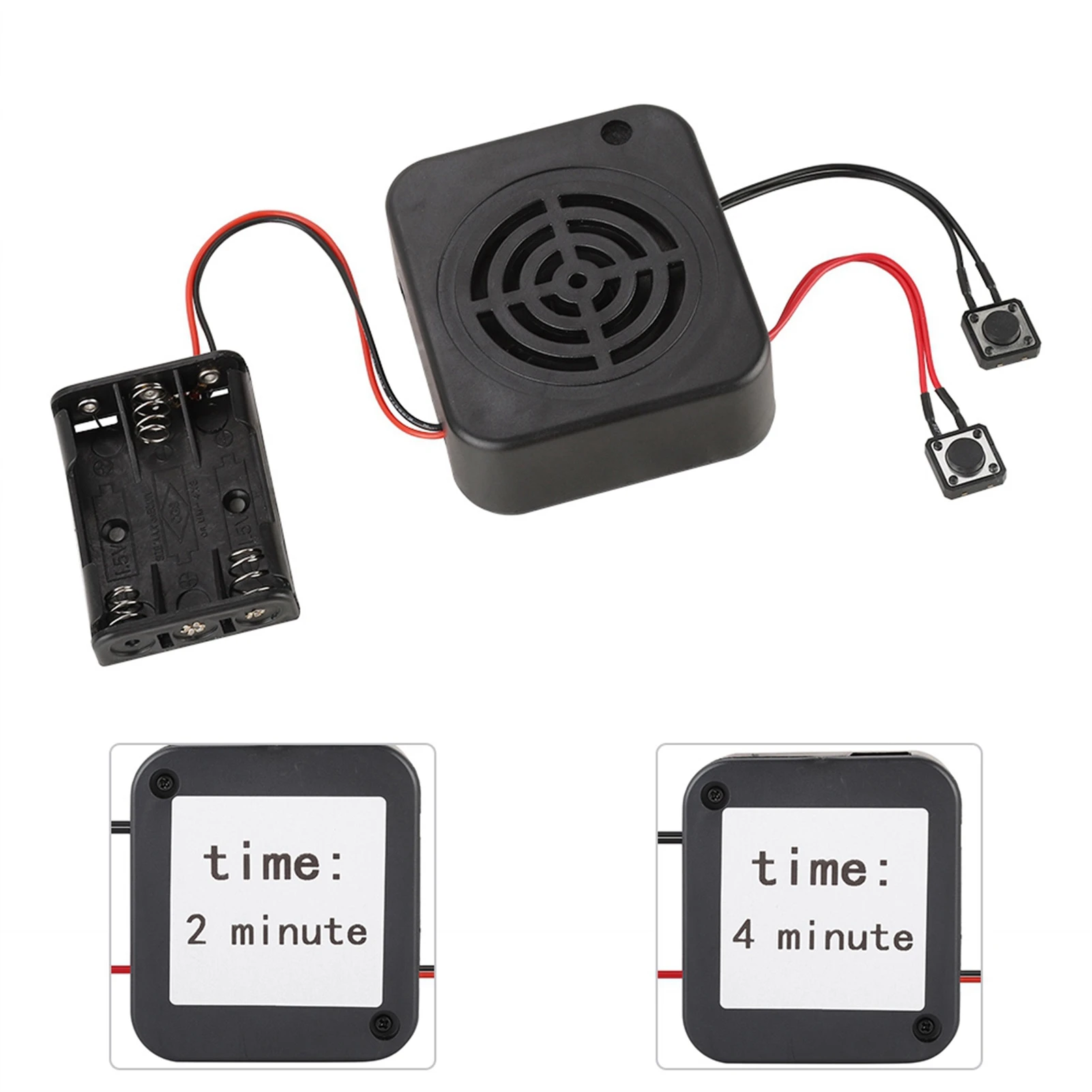 DIY 녹음 모듈 3W DIY 음성 녹음 박스 메시지 박스 모듈 투명한 사운드 (봉제인형/선물/녹음 가능한 사운드 박스용)