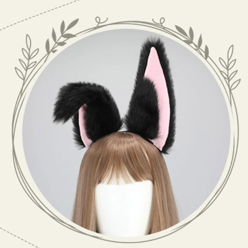 

Cosplay Anime Role Shape Hair Hoop Cute Live Broadcast Hair Holder Christmas Party Costume Headwear for Children Adult