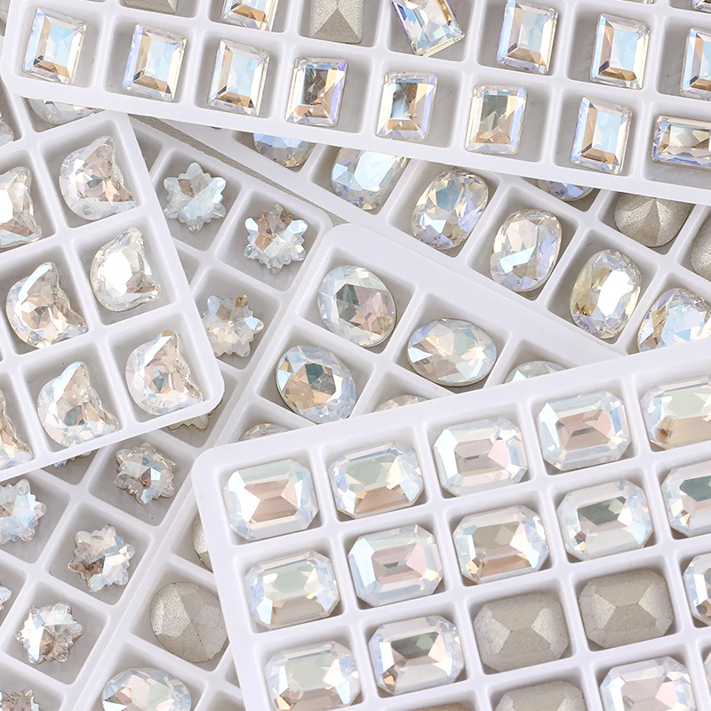 10pcs Glitter Nail Crystals - Rhinestone Accessories