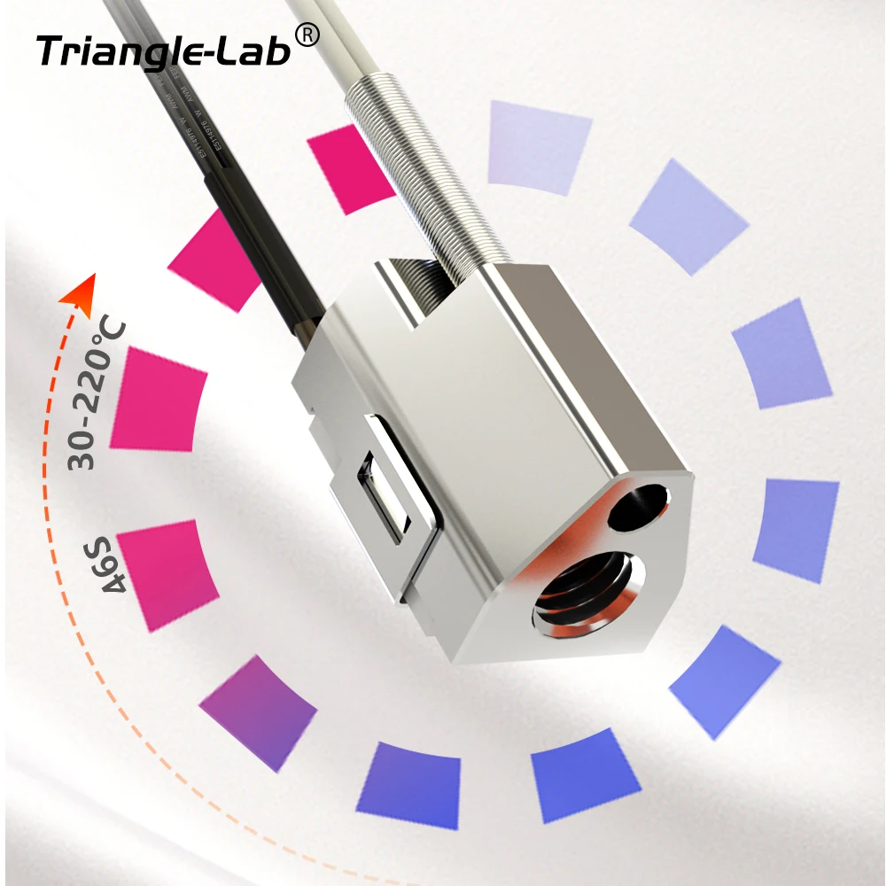 Trianglelab Cerâmica Núcleo De Aquecimento, Fio M6, Universal para ender3 vulcão hotend cr10 cr6 prusa voron 3d, CHCB-V KIT