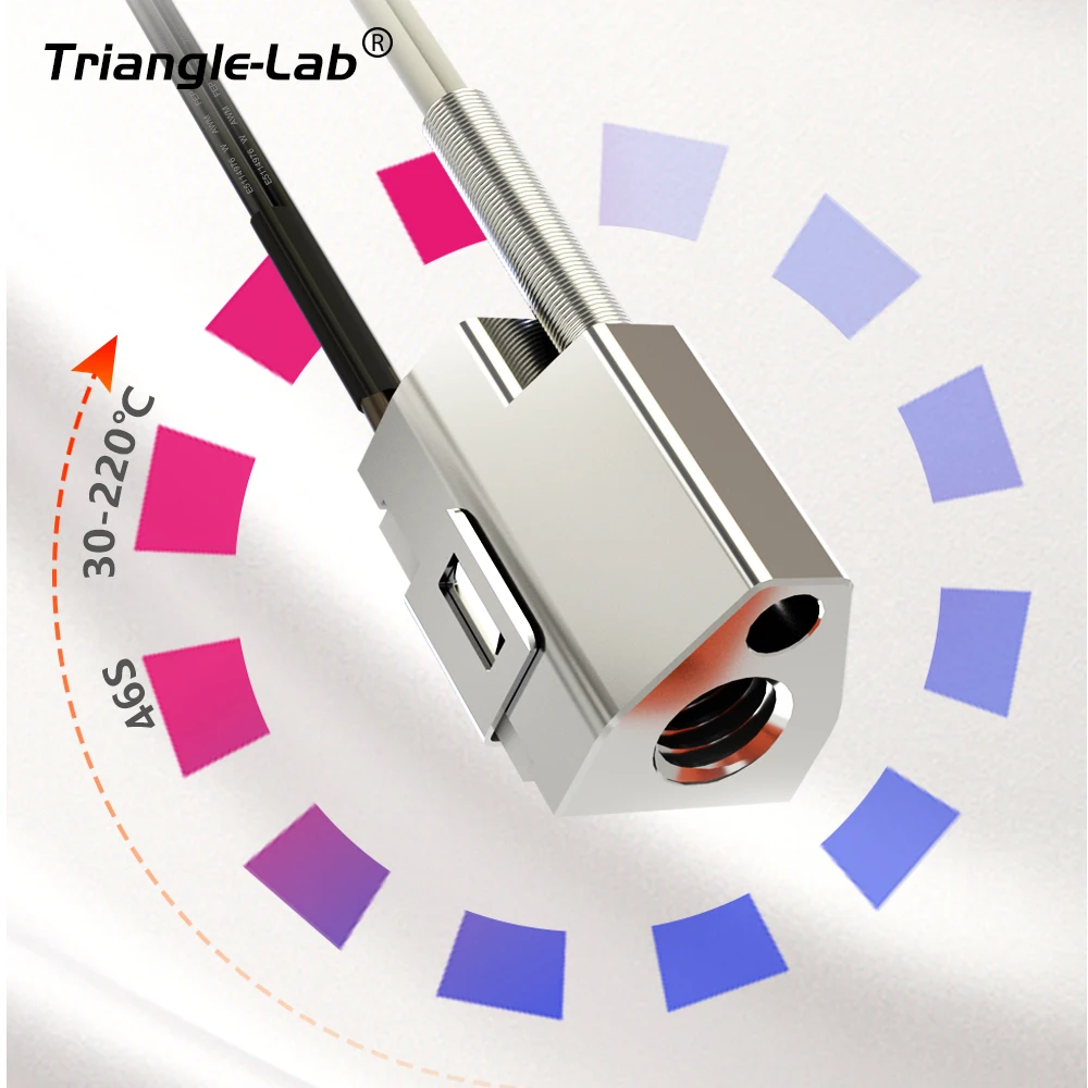 Rtrianglelab Núcleo de Aquecimento Cerâmico Quick Heating m6 Thread Universal para Ender3 Vulcão Hotend Cr10 Cr6 Prusa Voron Kit 3d - Imagem 3