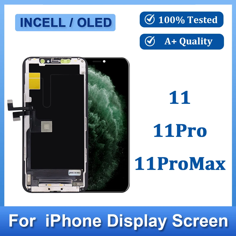 Écran LCD Incell OLED 3D Touch de remplacement avec numériseur pour iPhone 11, 11 Pro, 11 Pro Max 1