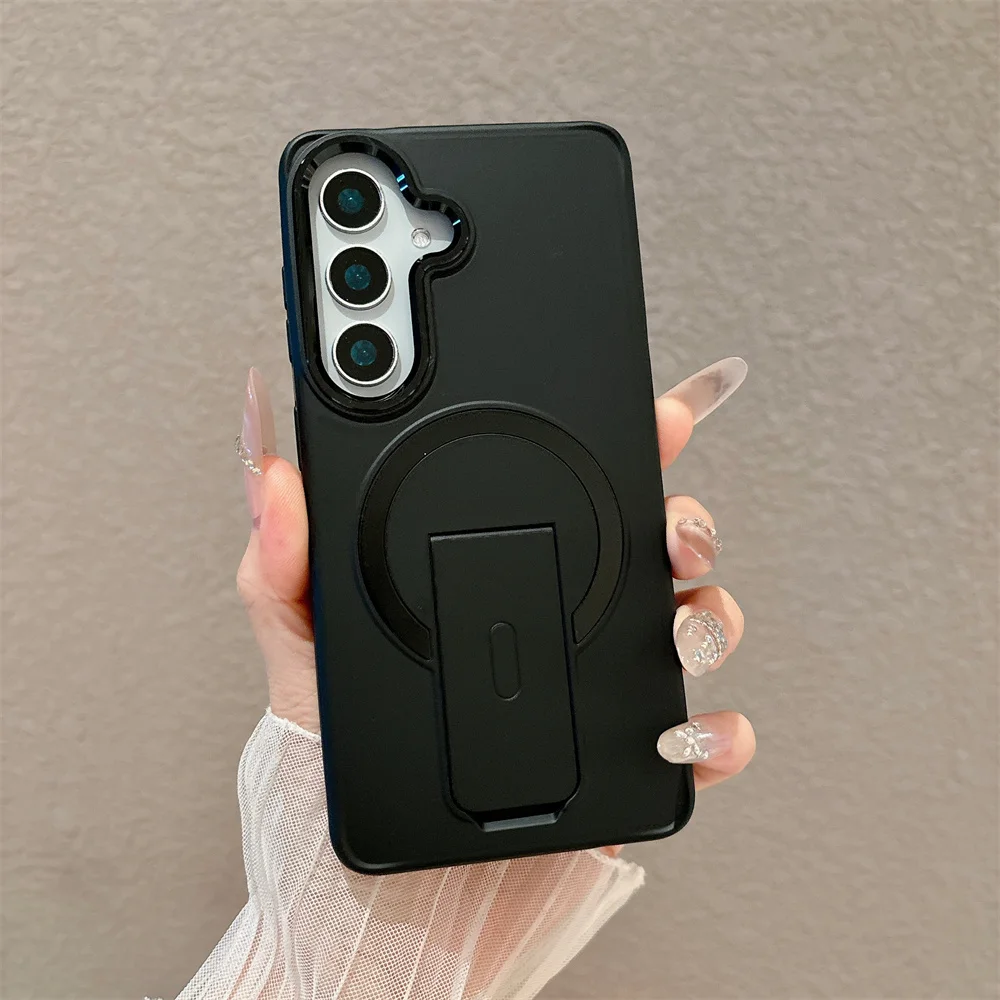 Armor Folding Magnetic Shockproof Matte Case - Durable Hard Cover