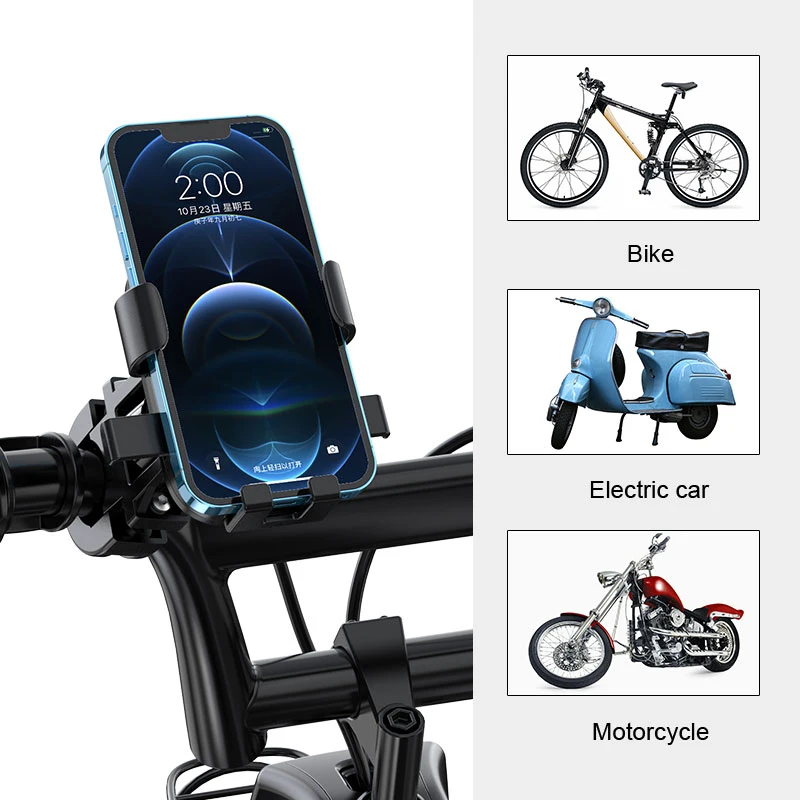 Bike Phone Holder Anti-slip 360&deg; Rotatable Adjustable Bike Phone Mount Outdoor Cycling Mountain Bike Accessories bike phone holder