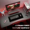 47 inch Gaming Desk Computer Desk with Monitor Stand and Cup Holder, Black 4
