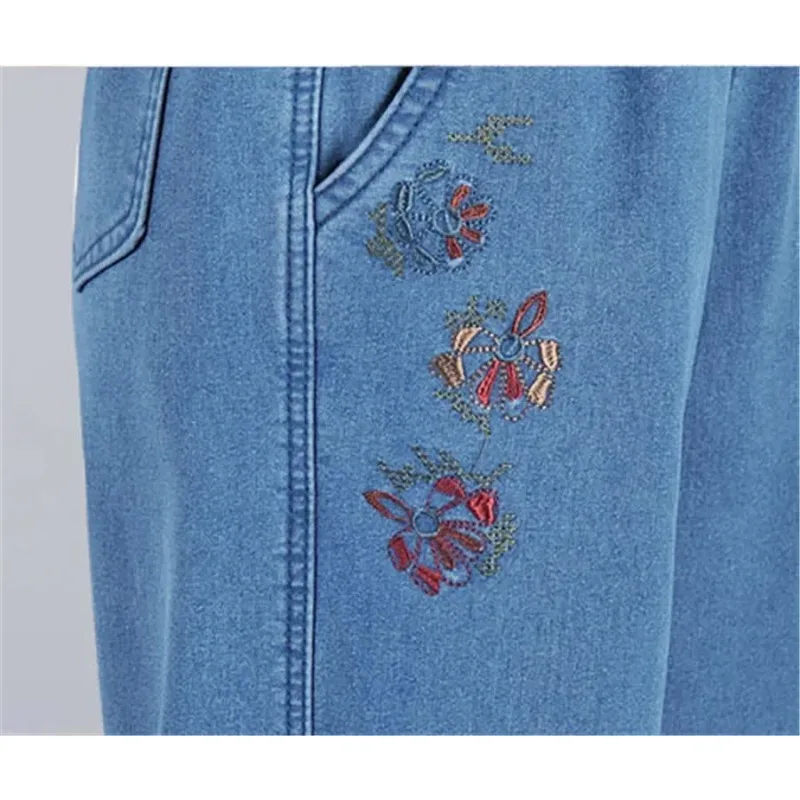 Casual High Waist Baggy Vaqueros Straight Pantalones Winter Thicken Mom Wide Leg Jeans Women Warm Plush Velvet Lined Denim Pants