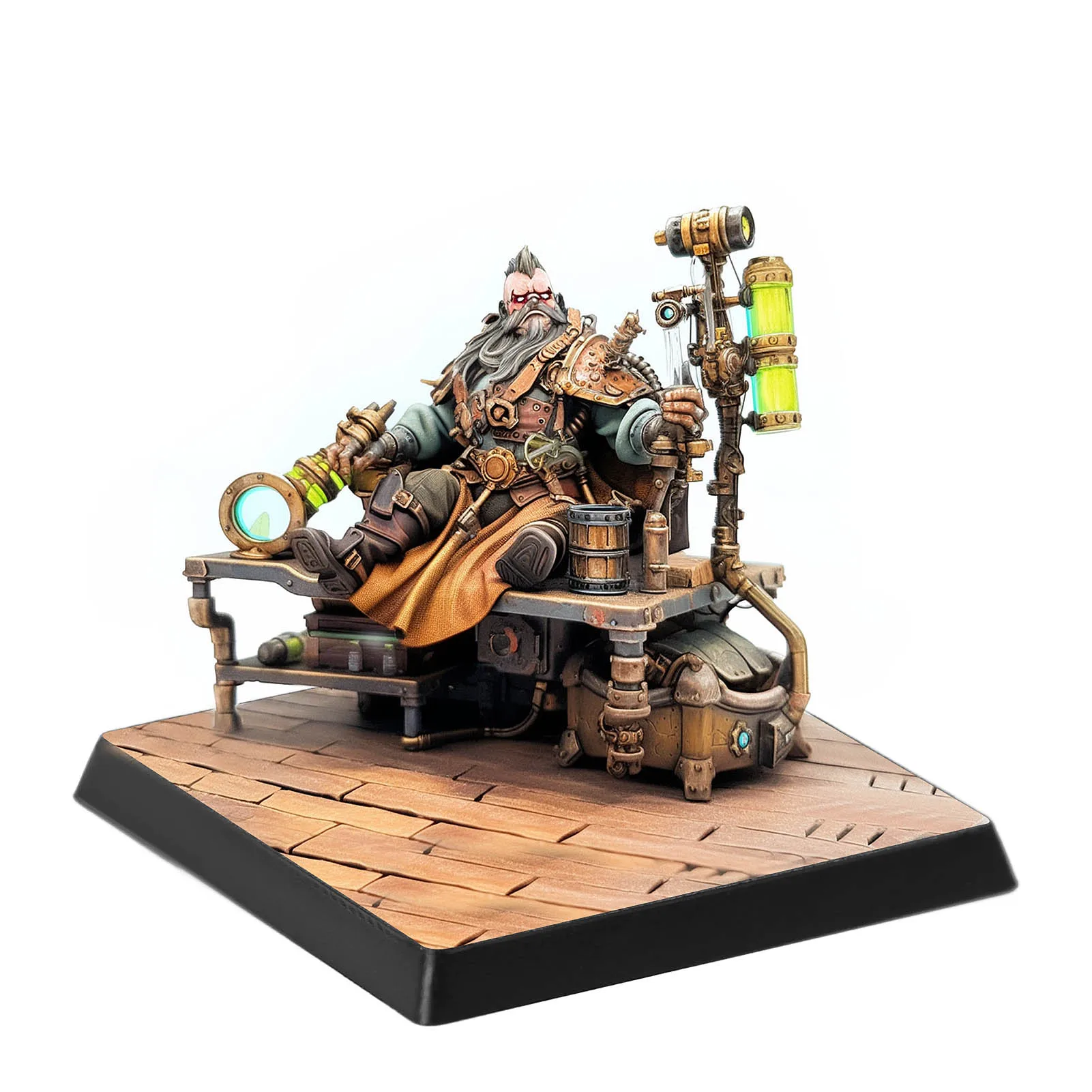 Square Wargaming Table Game Bases - Black, 40mm