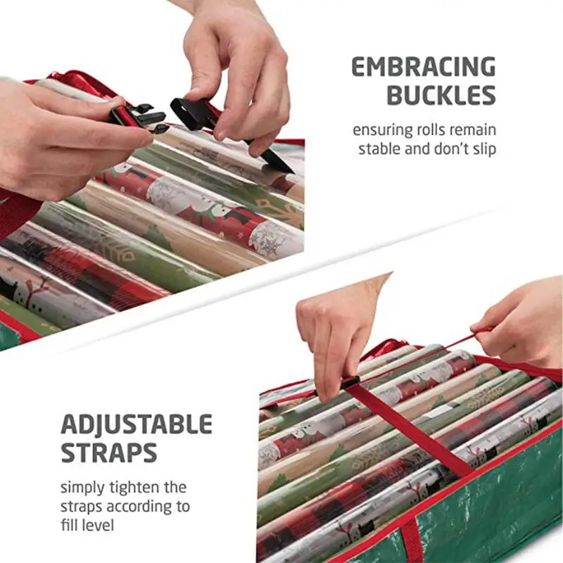 Christmas Wrapping Paper Storage Containers Gift Wrap Organizer