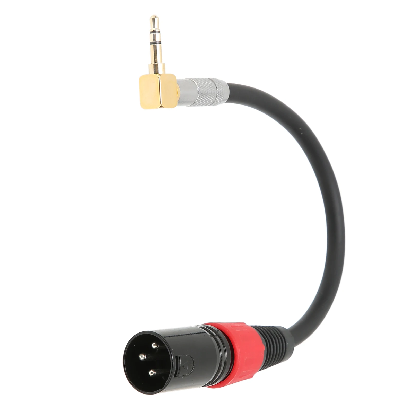 TRS Male to XLR Male Cable 90 Degree Stereo Microphone Auxiliary Wire for Computers MP3 DVD Auxiliary Wire for Computers