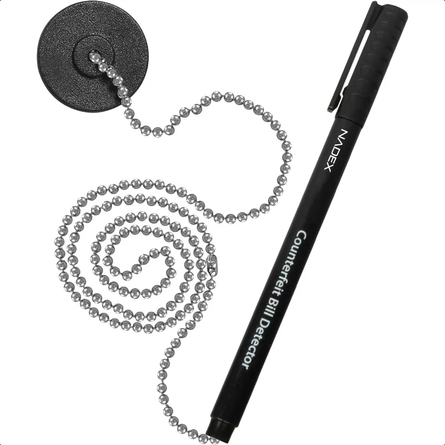 Secure Counterfeit Detection Pen with Base