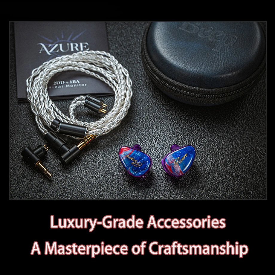 BEEP Audio Azure 10mm+8mm 2DD+1BA(ノウルズ) インイヤーイヤホン 高
