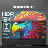2025 Hot Nano Grey Crystal ALR Projector Screen Ambient Light Rejecting Fixed Frame 1CM Ultra Narrow Border CLR 4K 8K Projection - Image 5