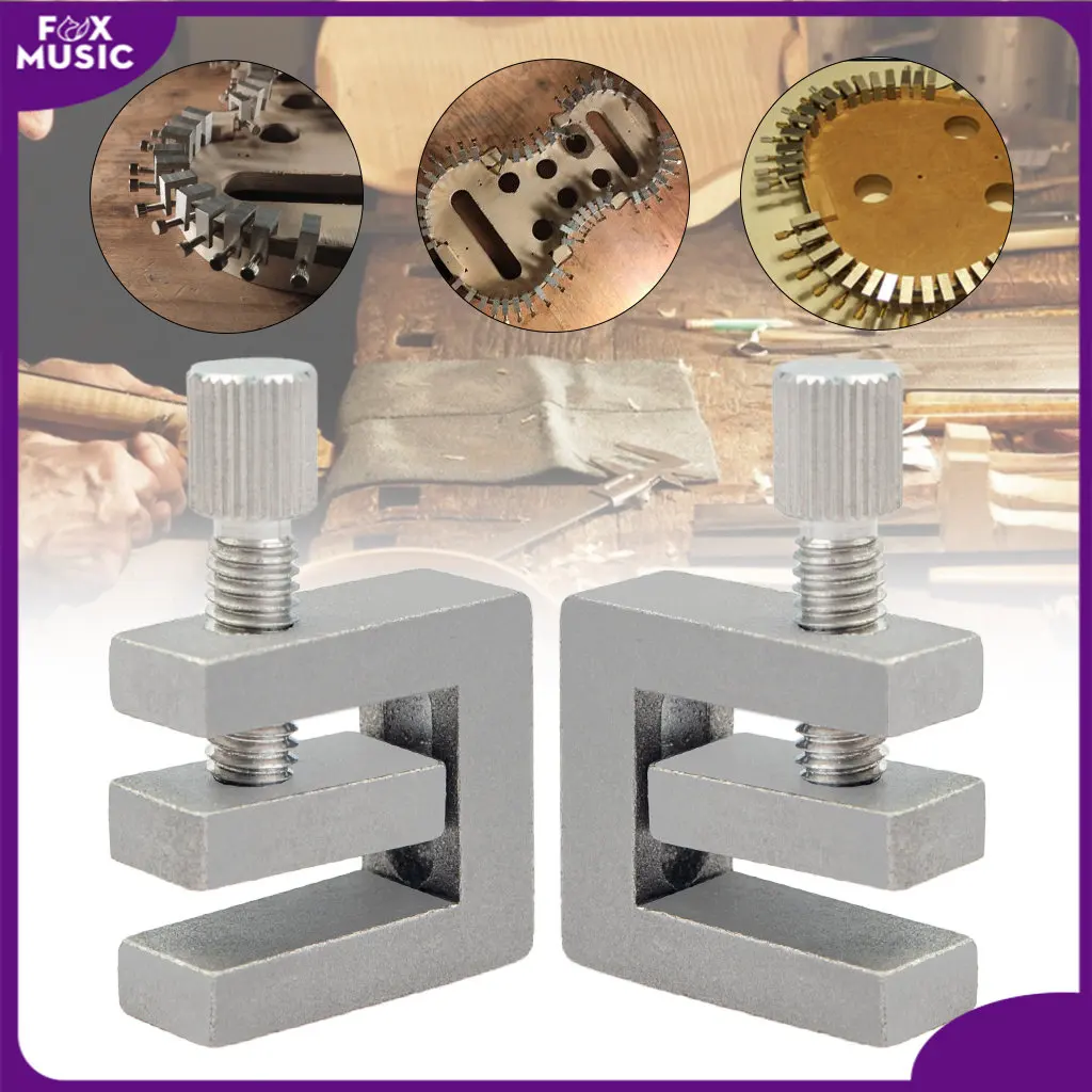 2pcs Violin Viola Making Repair Tool Aluminium Violino Side Edge Repair