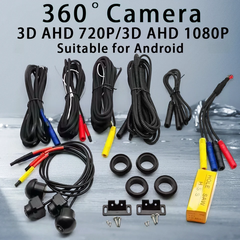 Car 360&deg; panoramic system camera for Android multimedia screen Android multimedia system with 360APP function