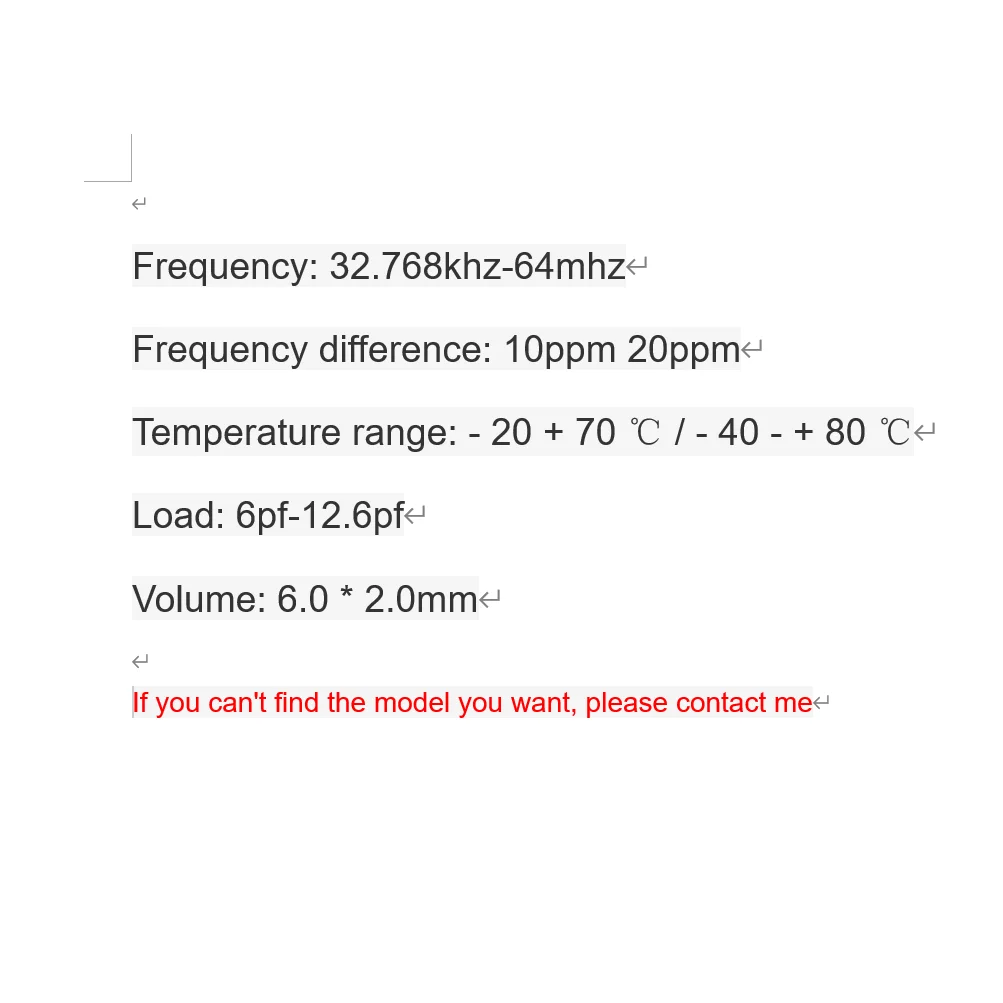 5PCS 32.768Khz 2*6mm SMD 크리스탈 발진기 전자 키트 32.768K 2060 2.0*6.0mm 2Pin 패시브 석영 공진기 6PF