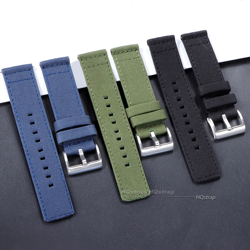 Premium Nylon Sport Watch Strap - Soft, Durable Canvas Wristband