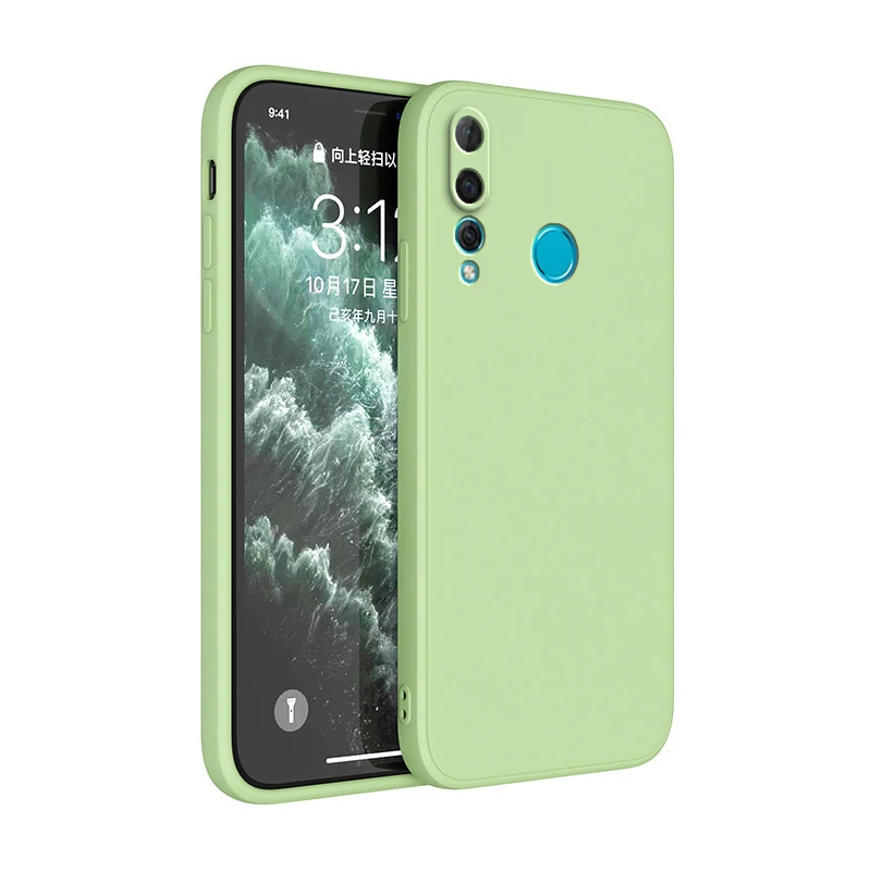 Luxury Ultrathin Liquid Silicone Phone Case with Lens Protection - Classic Design