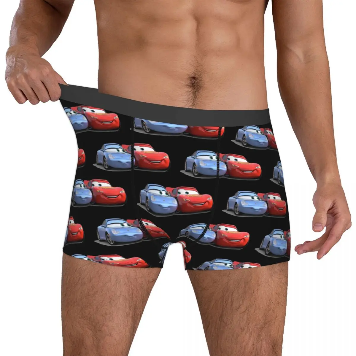 Men's Sally I'm Lightning Cars Mcqueen Boxer Briefs
Comfortable Underwear Breathable Panites 2