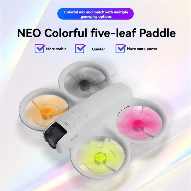 DJI NEO 드론용 5날개 프로펠러, 다채로운 프로펠러 블레이드 교체 부품, DJI NEO 액세서리-인기 상품