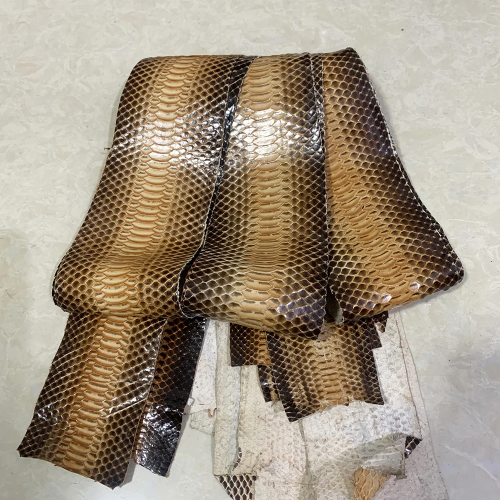 Leather Fabric Leather Material Handmade Leather Primary patterned snake skin Printing Leather Snake Skin For Phone Case,Belt DIY,Handmade Watch Strap Making Materials leather fabric,leather material,handmade leather