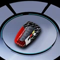3 btn carbon red